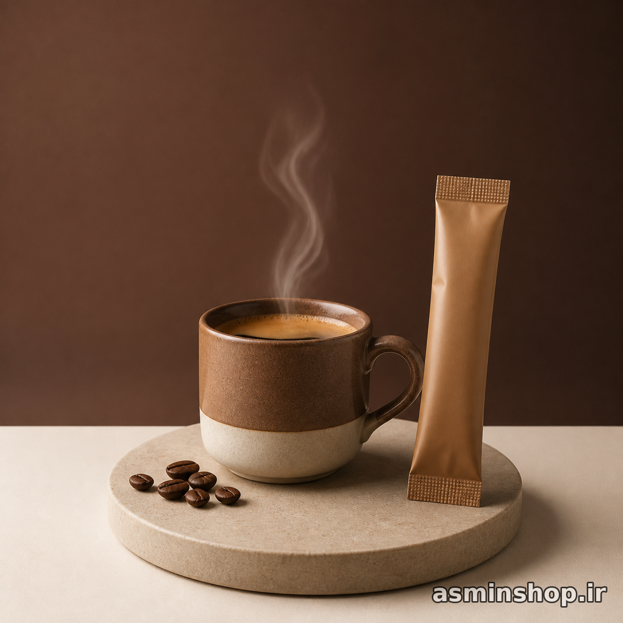 قهوه گرم ملایم